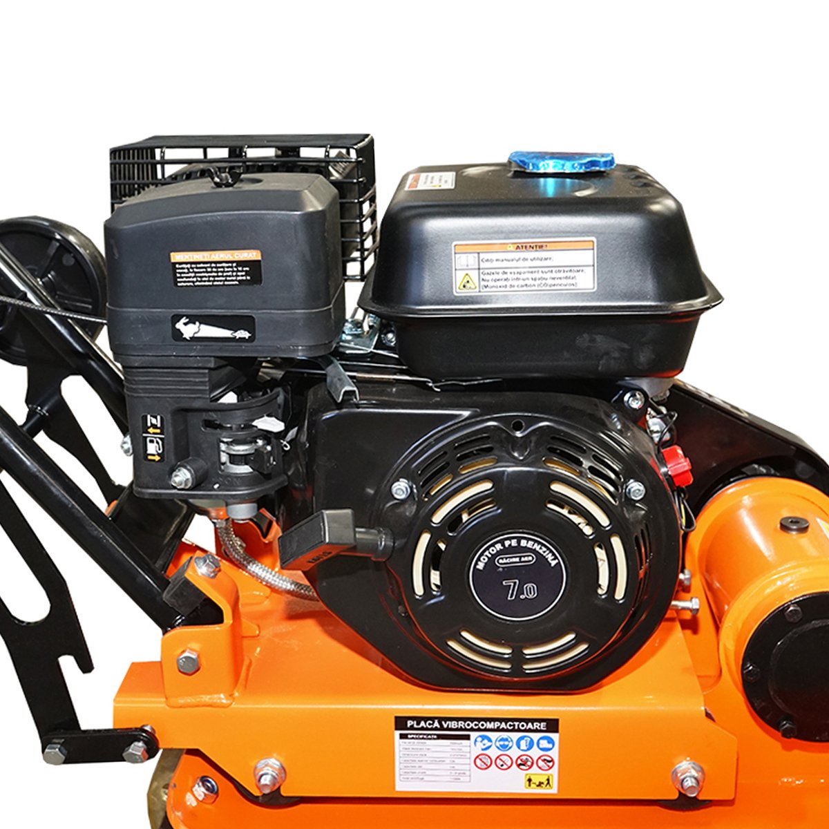 Placa compactoare C60-A cu suprafata de lucru 510x370mm, motor standard euro 5, 78CC/6.5CP, 5900 rot/min 58Kg Thor